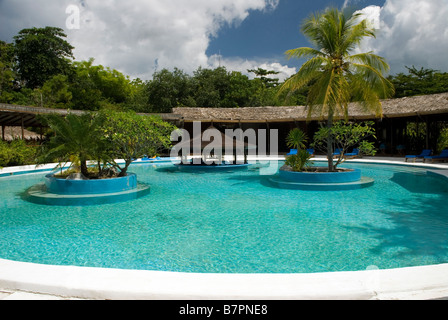 Siladen Island Resort and Spa, Sulawesi Stockfoto