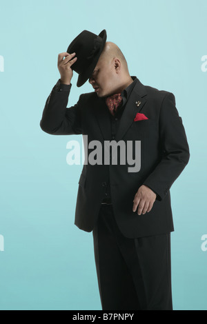 Ein Mann in Anzug Stockfoto
