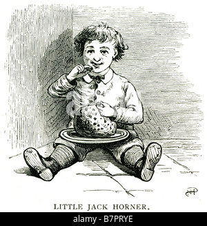 Little Jack Horner Kinderreim Little Jack Horner ist ein Kinderlied. Es hat die Roud Folk Song Index-Zahl von 13027. Litt Stockfoto