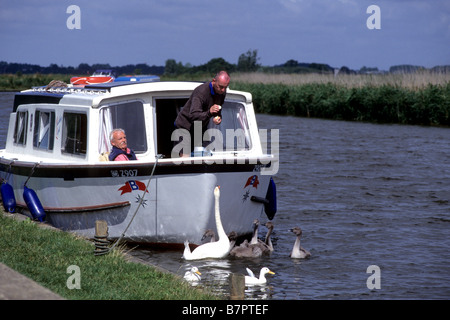 Norfolk Broads, Norfolk, Großbritannien Stockfoto