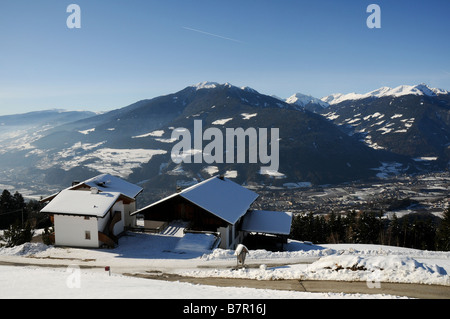 Italien Friuli Venezia Giulia San Leonardo Typical Häuser Stockfoto