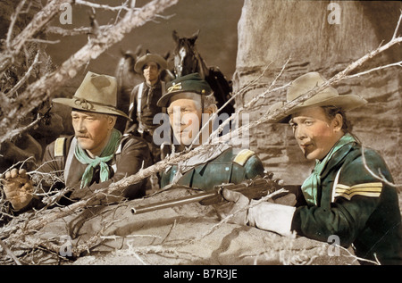 Sie trug eine gelbe Band Jahr: 1949 USA John Wayne, Harry Carey jr., Ben Johnson Regisseur: John Ford Stockfoto