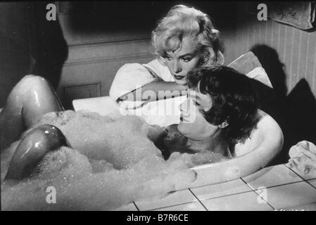 Manche mögen's heiß Jahr: 1959 USA Marilyn Monroe, Tony Curtis Regie: Billy Wilder Stockfoto