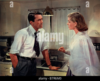 Gestaltung von Frau Jahr: 1957 USA Regie: Vincente Minnelli, Gregory Peck, Lauren Bacall Stockfoto