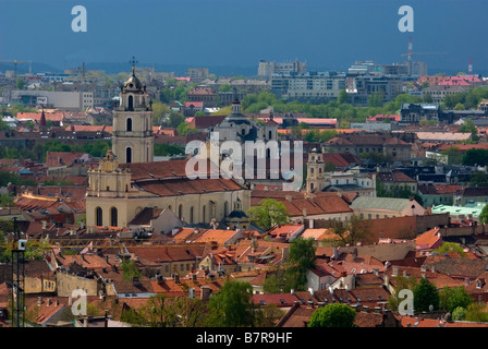 Ein Blick auf die Altstadt von der drei Kreuze Beobachtungspunkt Stockfoto