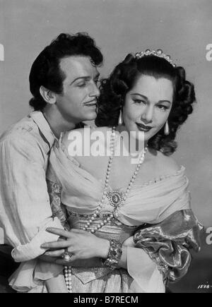 L'exilé das Exil Jahr: 1947 USA Douglas Fairbanks Jr, Maria Montez Regie: Max Ophuls Stockfoto
