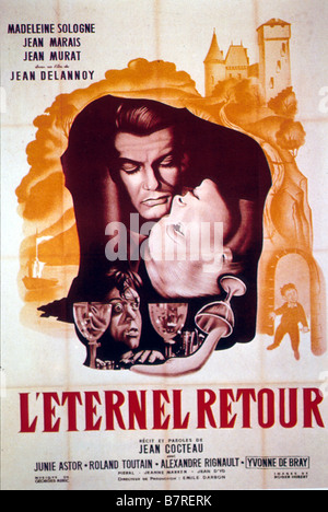 L'ETERNEL retour der ewigen Wiederkehr Jahr: Frankreich 1943 Regie: Jean Delannoy Filmplakat (Fr) Stockfoto