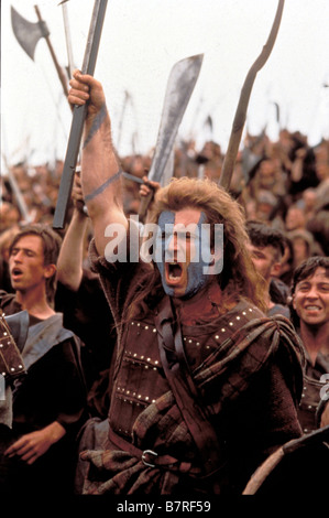 Braveheart Jahr: 1995 USA Mel Gibson Regie: Mel Gibson Stockfoto