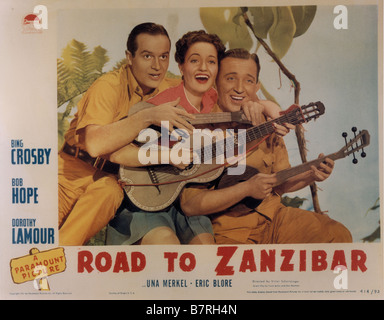 En route vers Sansibar Straße nach Sansibar Jahr: 1941 USA, Bob Hope, Dorothy Lamour, Bing Crosby Direktor Victor Schertzinger Stockfoto