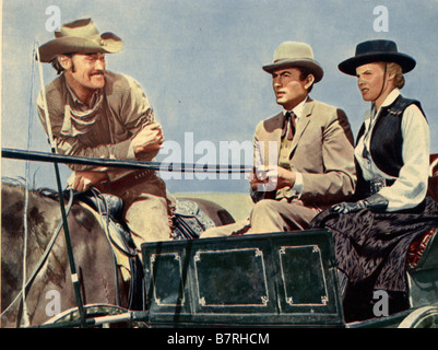 Das grosse Land, Jahr: USA 1958 Regie: William Wyler Chuck Connors, Gregory Peck, Carroll Baker Stockfoto