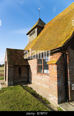 St. Thomas Becket Kirche, Fairfield, Romney Marsh in Kent Stockfoto