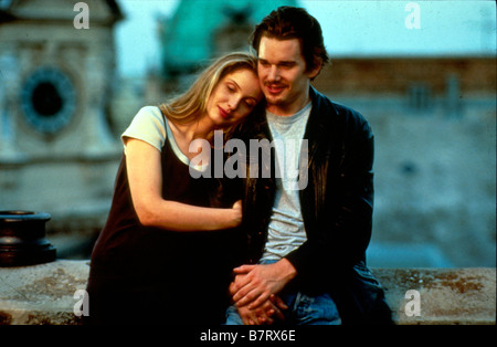 Vor Sonnenaufgang vor Sonnenaufgang Année USA 1995 Julie Delpy Ethan Hawke Réalisateur Richard Linklater Stockfoto