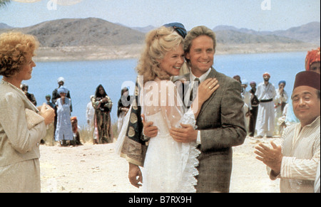 Das Juwel Des Nil Jahr: 1985 USA Michael Douglas, Kathleen Turner, Danny De Vito Regie: Lewis Teague Stockfoto