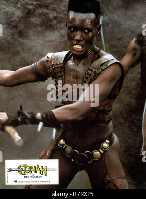 Conan der Zerstörer Jahr: 1984 USA Regie: Richard Fleischer Grace Jones Stockfoto