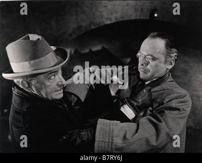 L'Homme qui regardait Passer les Züge Mann, beobachtete die Züge gehen durch das Jahr: 1953 - Uk usa Claude Rains, Herbert Lom Regie: Harold French Stockfoto