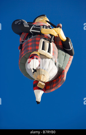 Montgolfiade in Château d ' Oex Stockfoto