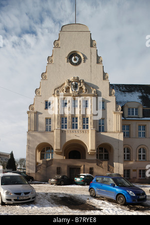 Mönchengladbach, bin Mevissenhof, Sozialamt, Giebelfassade Stockfoto