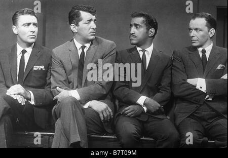 Ocean's Eleven Jahr: 1961 USA Frank Sinatra, Dean Martin, Sammy Davis Jr., Peter Lawford, Regie: Lewis Milestone Stockfoto