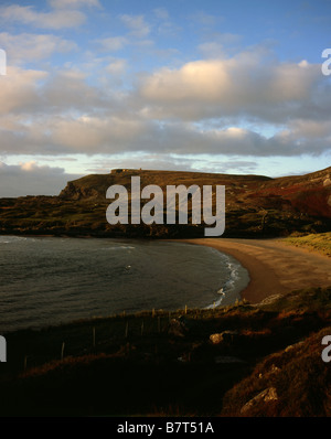 Am Abend Glen Head Glencolmcille County Donegal Ireland Stockfoto