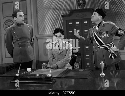 Der große Diktator Jahr: 1940 USA Henry Daniell, Charlie Chaplin, Jack Oakie Regisseur: Charles Chaplin Stockfoto