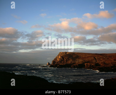 Am Abend Glen Head Glencolmcille County Donegal Ireland Stockfoto