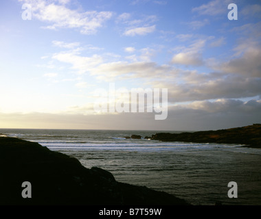 Am Abend Glen Head Glencolmcille County Donegal Ireland Stockfoto