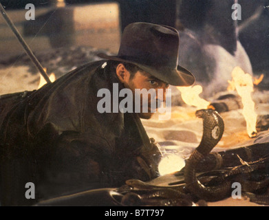 Jäger des verlorenen Schatzes Jahr: 1981 USA Harrison Ford Regie: Steven Spielberg. Stockfoto