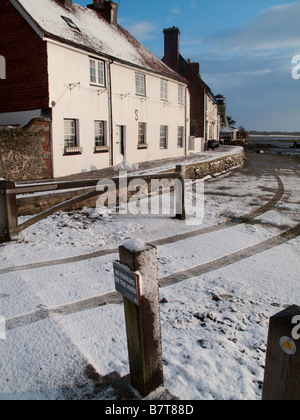 von der Royal Oak und Mühle in Langstone Stockfoto