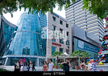 Wheelock Place Singapur Orchard Road Menschen moderne Mode Luxus Shopping Mall Shop speichern Geschäfte Geschäfte Stockfoto