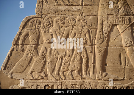 Medinet Habu von Ramses III. Luxor, Ägypten 081117 32852 Stockfoto