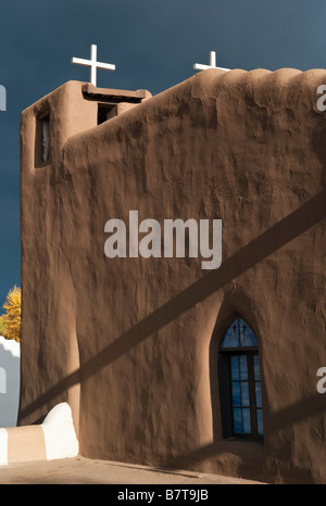 Kirche Saint Jerome Taos Pueblo Taos New Mexico USA Stockfoto