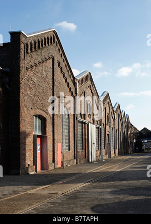 Oberhausen, Zinkfabrik Altenberg, LVR-Industriemuseum, Museum der Schwerindustrie, Fabrikhallen Stockfoto