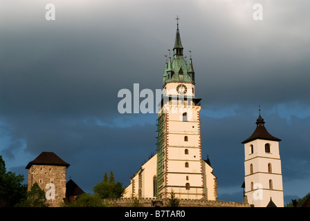 Kirche St. Catherine in der Burg von Kremnica Stockfoto