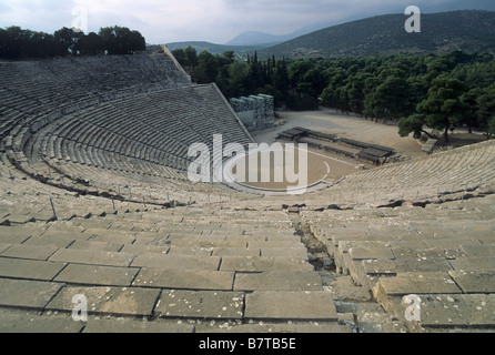 Elk141 2997 Griechenland Peloponnes Epidaurus Theater 4. c Stockfoto