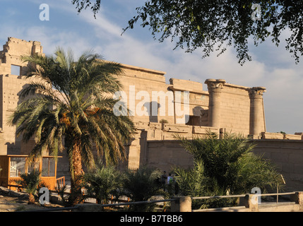 Medinet Habu von Ramses III. Luxor Westbank, Ägypten 081117 32841 Stockfoto