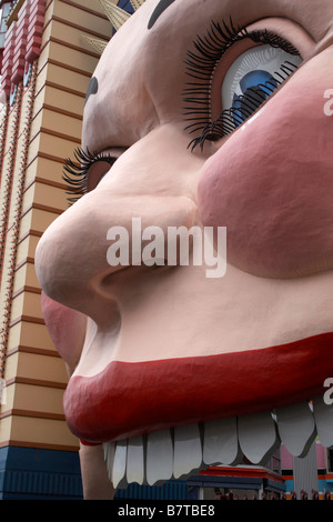 Luna Park Eingang in North Sydney Stockfoto