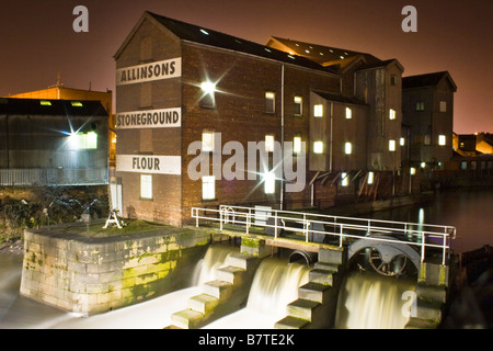 Allinsons Getreidemühle, Castleford Stockfoto