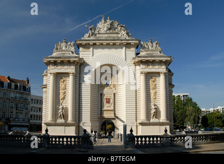 Porte de Paris, Lille, Frankreich Stockfoto