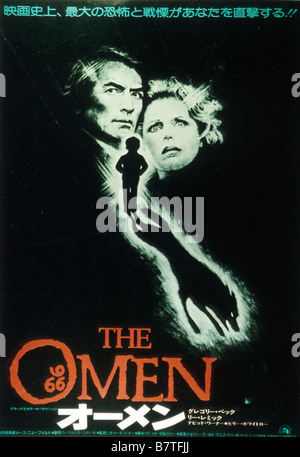 Die Omen Jahr: USA/Großbritannien 1976 Regie: Richard Donner Filmplakat (Japan Stockfoto