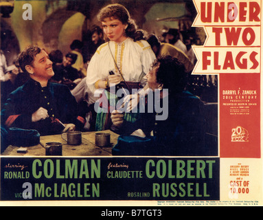 Sous Les Deux drapeaux unter zwei Fahnen Jahr: 1936 USA Claudette Colbert, Ronald Colman Regie: Frank Lloyd Stockfoto