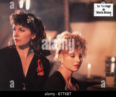 Ehe der Maria Braun Die Ehe der Maria Braun Jahr: 1979 - West Deutschland Regie: Rainer Werner Fassbinder Hanna Schygulla Sterben Stockfoto