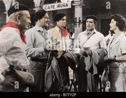 Die Sonne steigt auch Jahr: 1957 USA Tyrone Power, Ava Gardner, Mel Ferrer, Errol Flynn, Eddie Albert Regie: Henry King Stockfoto