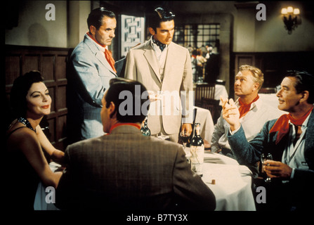 Die Sonne steigt auch Jahr: 1957 USA Tyrone Power, Ava Gardner, Mel Ferrer, Errol Flynn, Eddie Albert Regie: Henry King Stockfoto