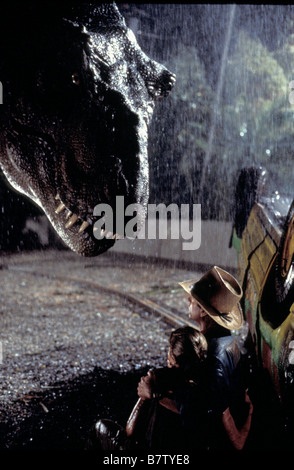 Jurassic Park Jahr: 1993 USA Sam Neill, Joseph Mazzello Regie: Steven Spielberg. Stockfoto