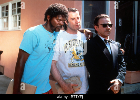 Pulp Fiction Jahr: 1994 USA John Travolta, Samuel L. Jackson, Harvey Keitel Regisseur: Quentin Tarantino Goldene Palme Cannes 1994 Stockfoto