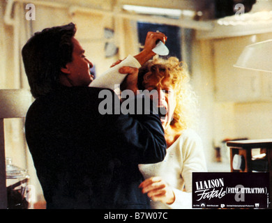 Fatal Attraction Jahr: 1987 USA Michael Douglas, Glenn Close Regie: Adrian Lyne Stockfoto