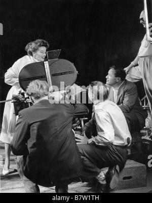 Plötzlich, im Sommer letzten Jahres: USA 1959 Katharine Hepburn auf dem Set Regie: Joseph L. Mankiewicz Stockfoto
