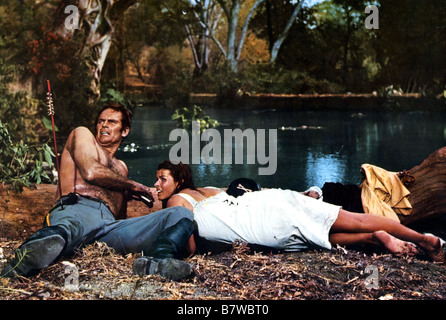 Major Dundee Jahr: 1965 USA Charlton Heston, Senta Berger Regie: Sam Peckinpah Stockfoto