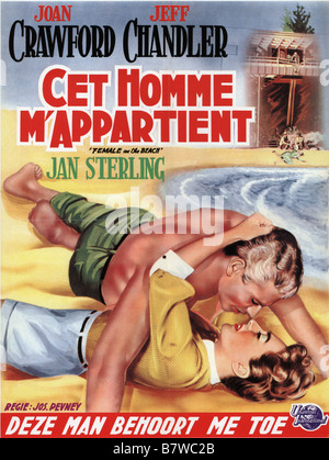 Frau Am Strand Jahr: 1955 USA Regie: Joseph Pevney Film Poster Stockfoto