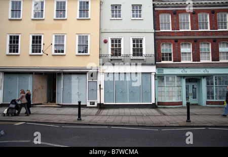 Geschäfte in Windsor saniert wird geschlossen Stockfoto